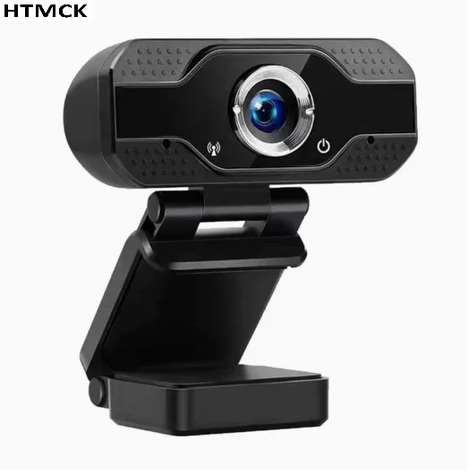 Webcam USB HD com microfone integrado, fácil de usar, câmera para computador, ideal para videochamadas, aulas online e transmissões ao vivo.