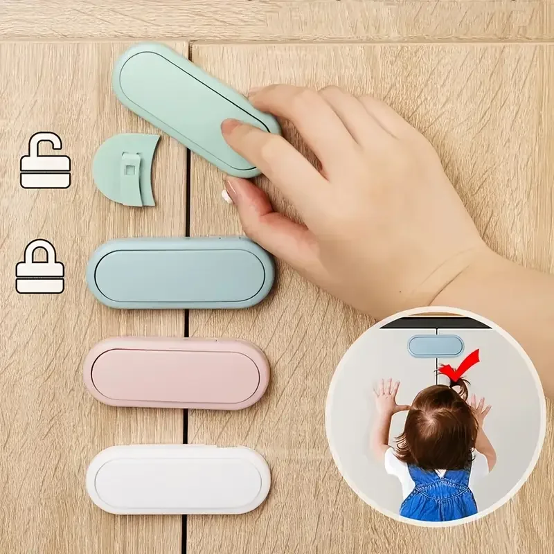 Fechadura de gaveta de segurança infantil de 3 peças, fechadura magnética invisível para evitar que o bebê da abertura da fechadura da porta do armário para geladeira Fechadura de gaveta de segurança infantil de 3 peças, fechadura magnética invisível para evitar que o bebê da abertura da fechadura da porta do armário para geladeira