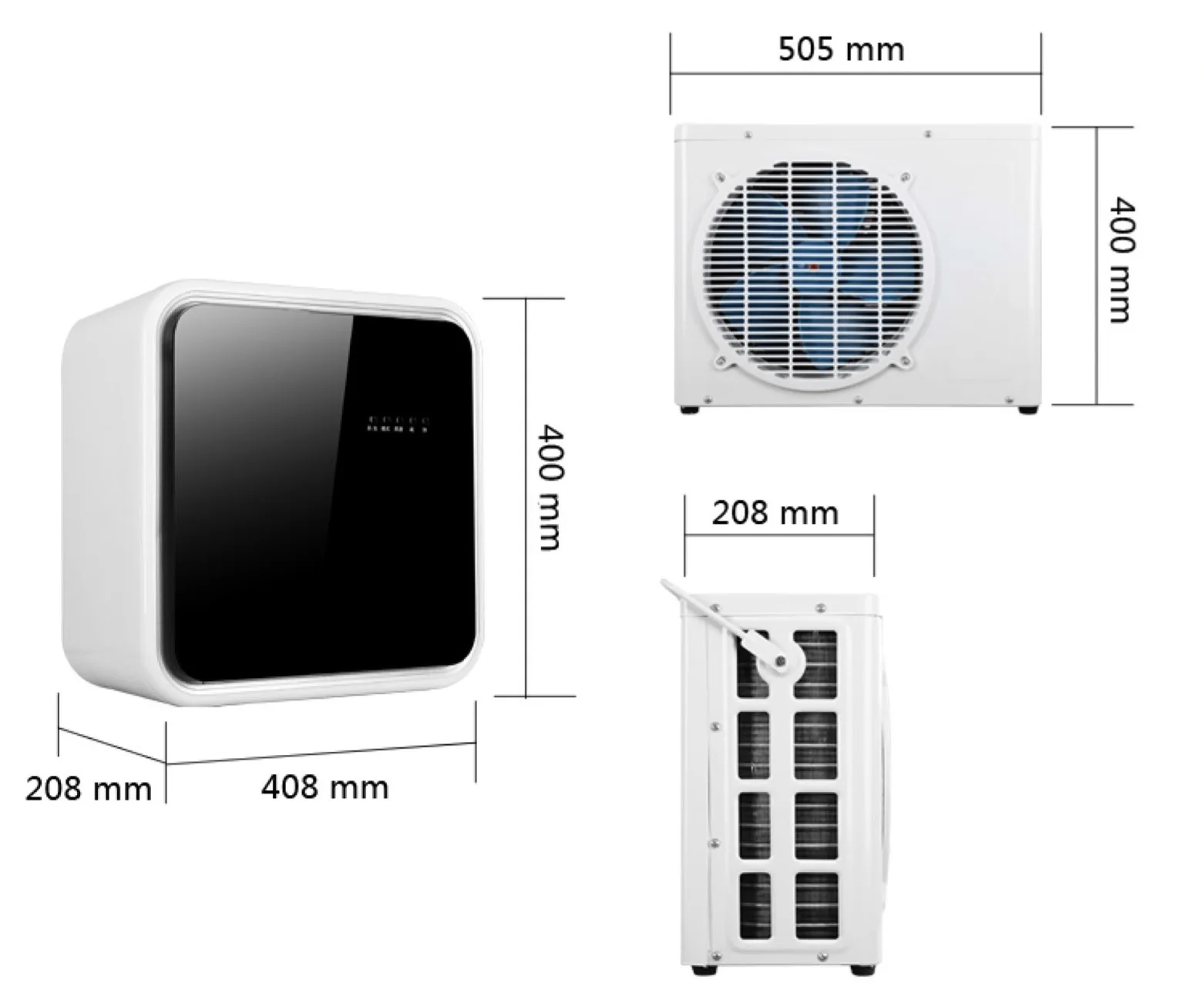 Ar Condicionado Portátil Mini Split de 9000 BTU para Resfriamento de Ambientes