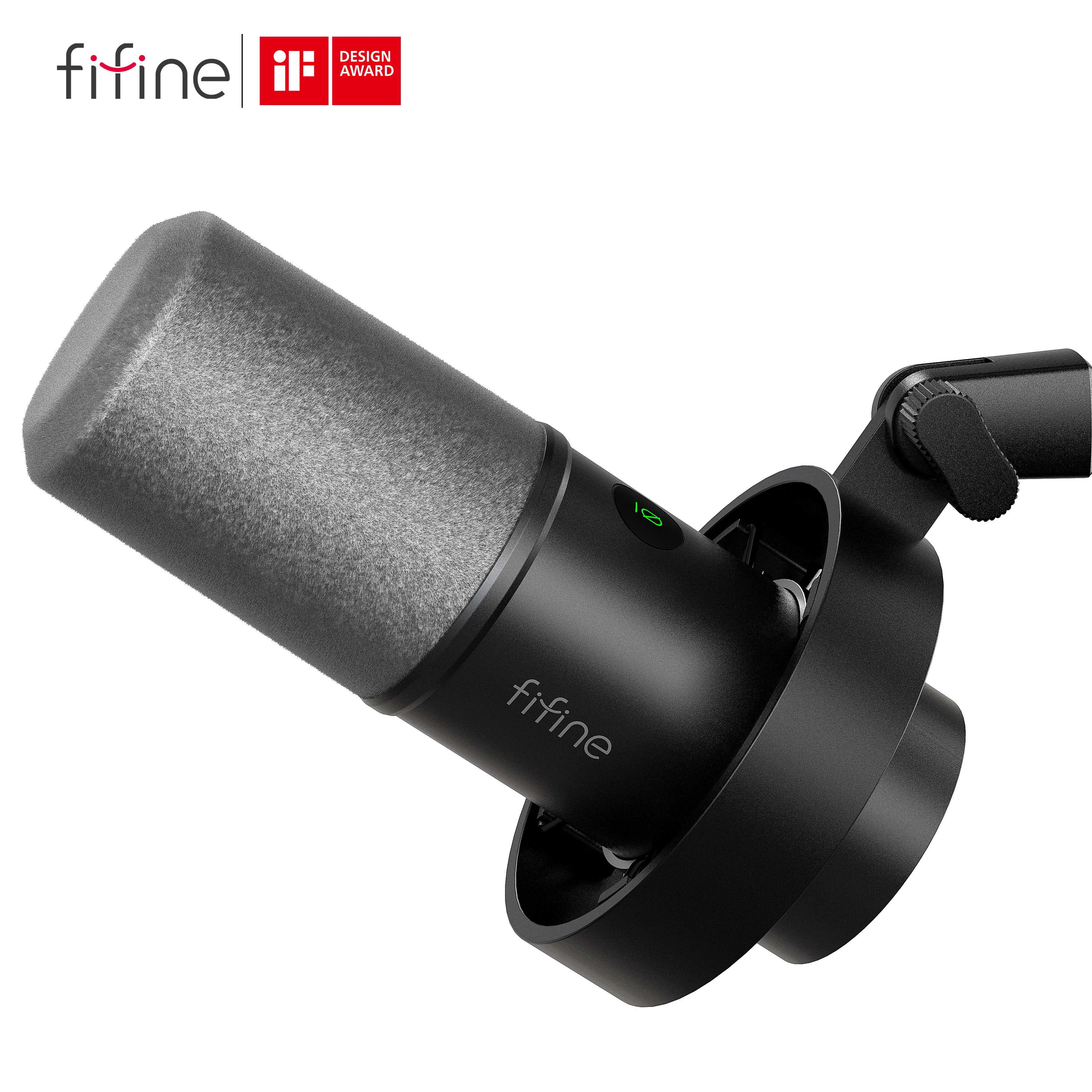 Microfone dinâmico XLR de gravação FIFINE com monitoramento em tempo real, microfone de streaming USB com botão de ganho/touch-mute para PC, mixer-K688
