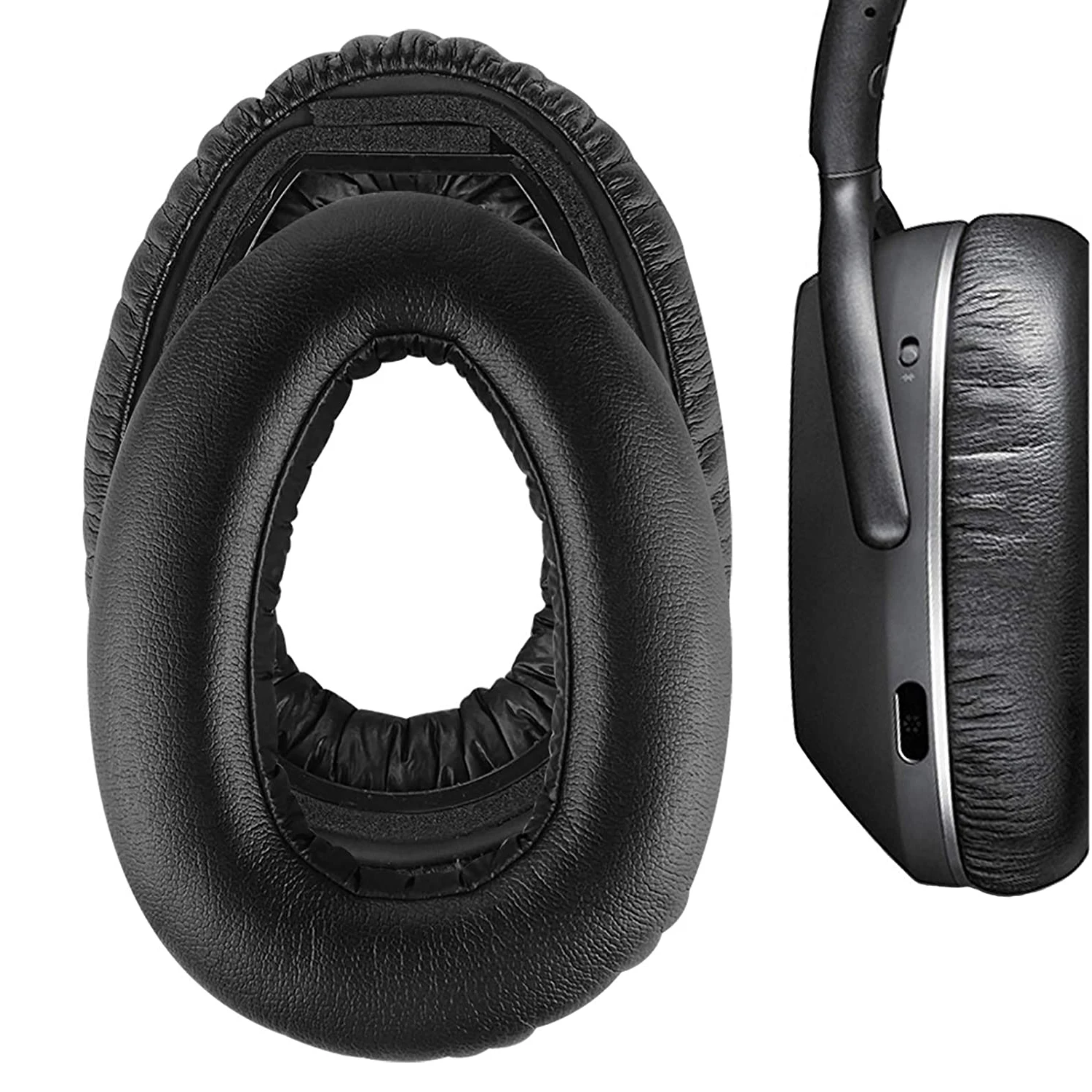 2 pçs para sennheiser pxc 550 almofadas de ouvido fone de ouvido para sennheiser pxc550 fone de ouvido gamer almofadas de ouvido almofada earmuff capa