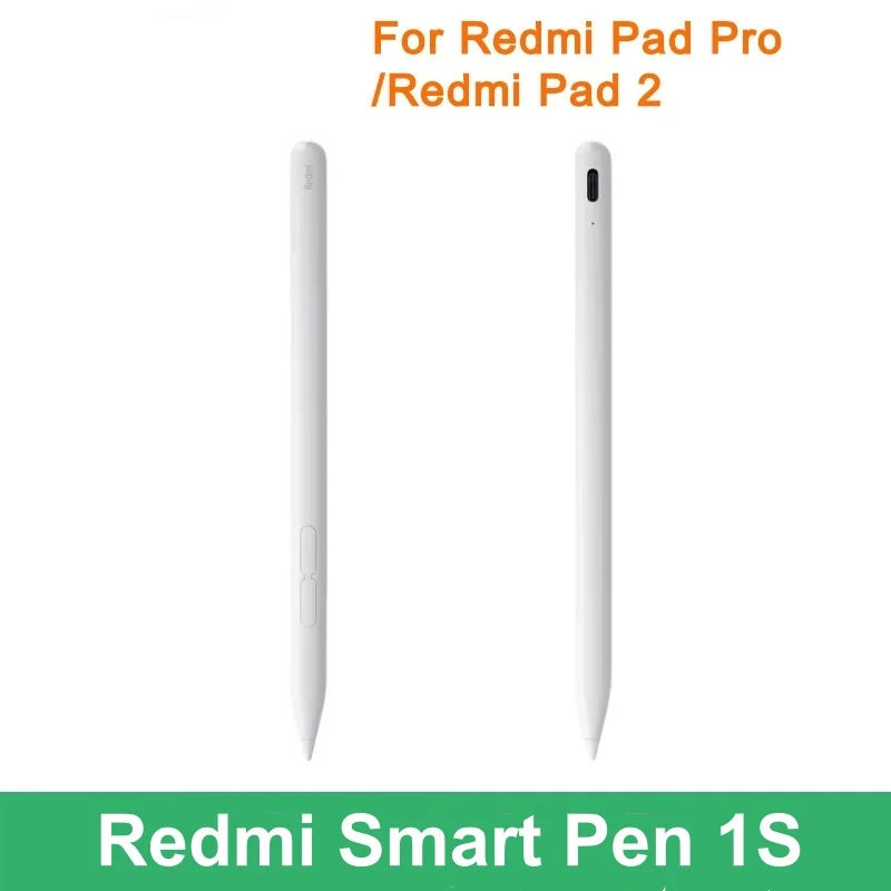 Caneta inteligente Xiaomi Redmi 1S para Redmi Pad Pro e Redmi Pad 2, tablet com 4096 níveis de pressão, 5 ms de baixa latência, 240 Hz, caneta inteligente para desenho.