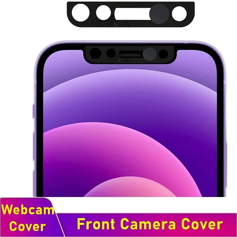 Utral fino webcam capa de privacidade frente lente do telefone capa para iphone xr 11 12 13 14 15 16 17 pro max câmera slider protetor caso