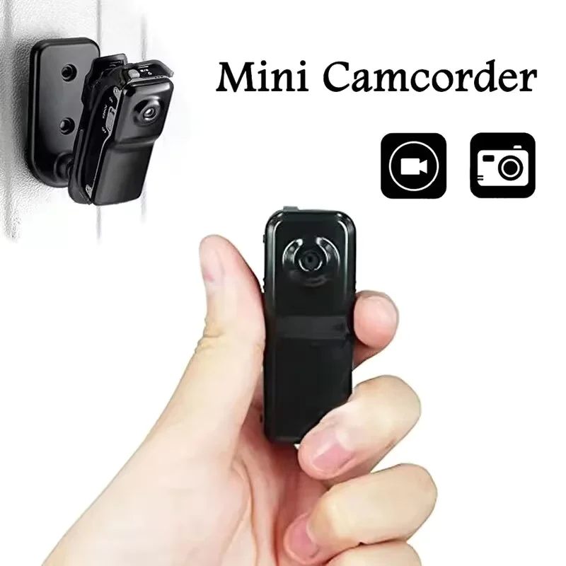 Câmera Mini DV HD para Casa e Escritório, Filmadora Portátil, Câmera de Segurança para Babá, Pequena Câmera DVR para Carro Esportivo, Webcam