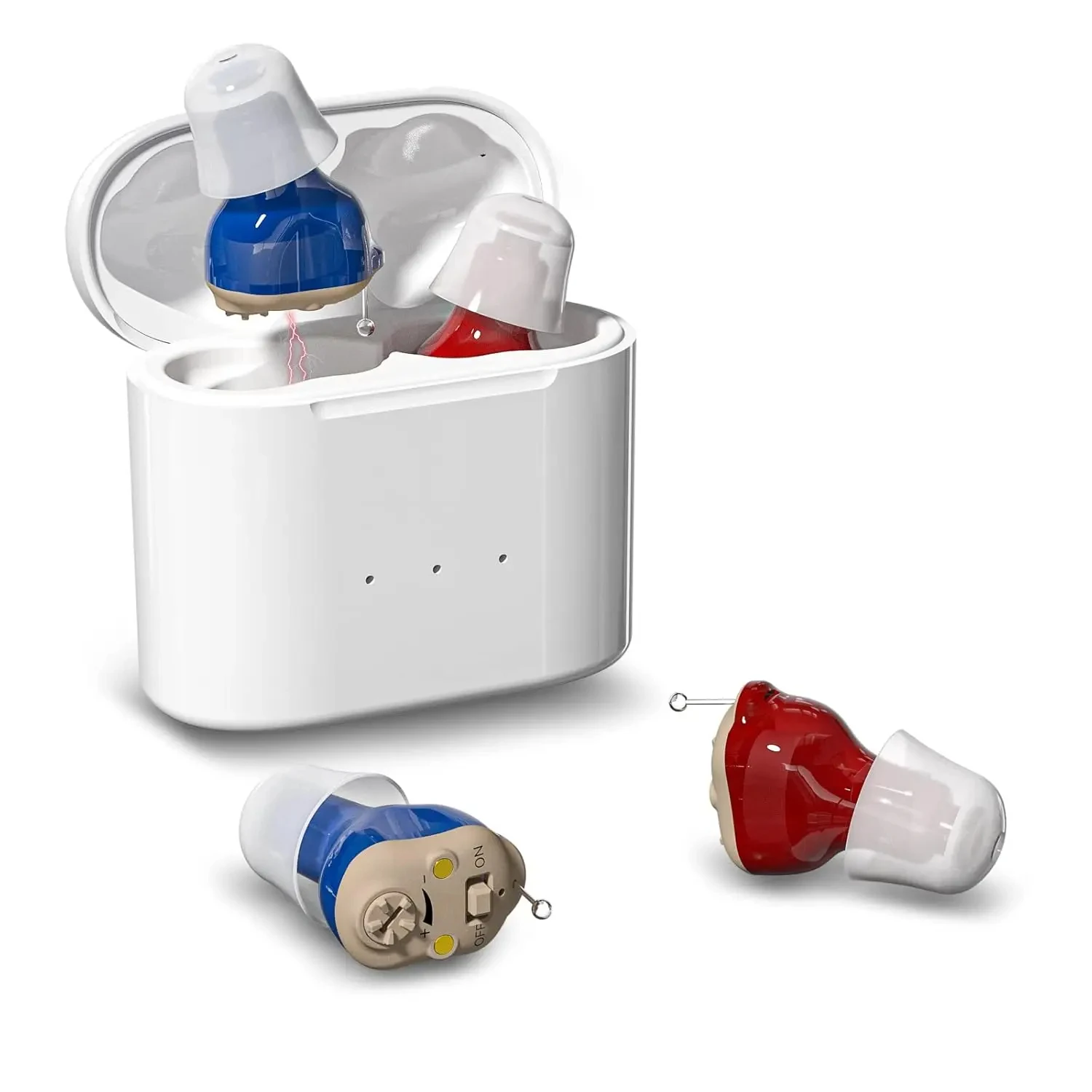 Aparelho auditivo recarregável, mini alto-falante sem fio, fone de ouvido invisível para idosos Aparelho auditivo recarregável, mini alto-falante sem fio, fone de ouvido invisível para idosos