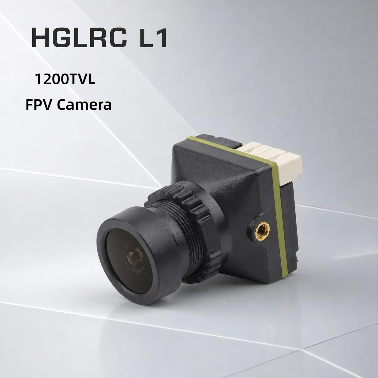 Câmera FPV Analógica HGLRC L1 1200TVL CVBS 1/2.7 Polegadas CMOS 5-24V PAL NTSC 4:3 16:9 Menu OSD Lente 2.1mm 112 Graus FOV Para Drone FPV