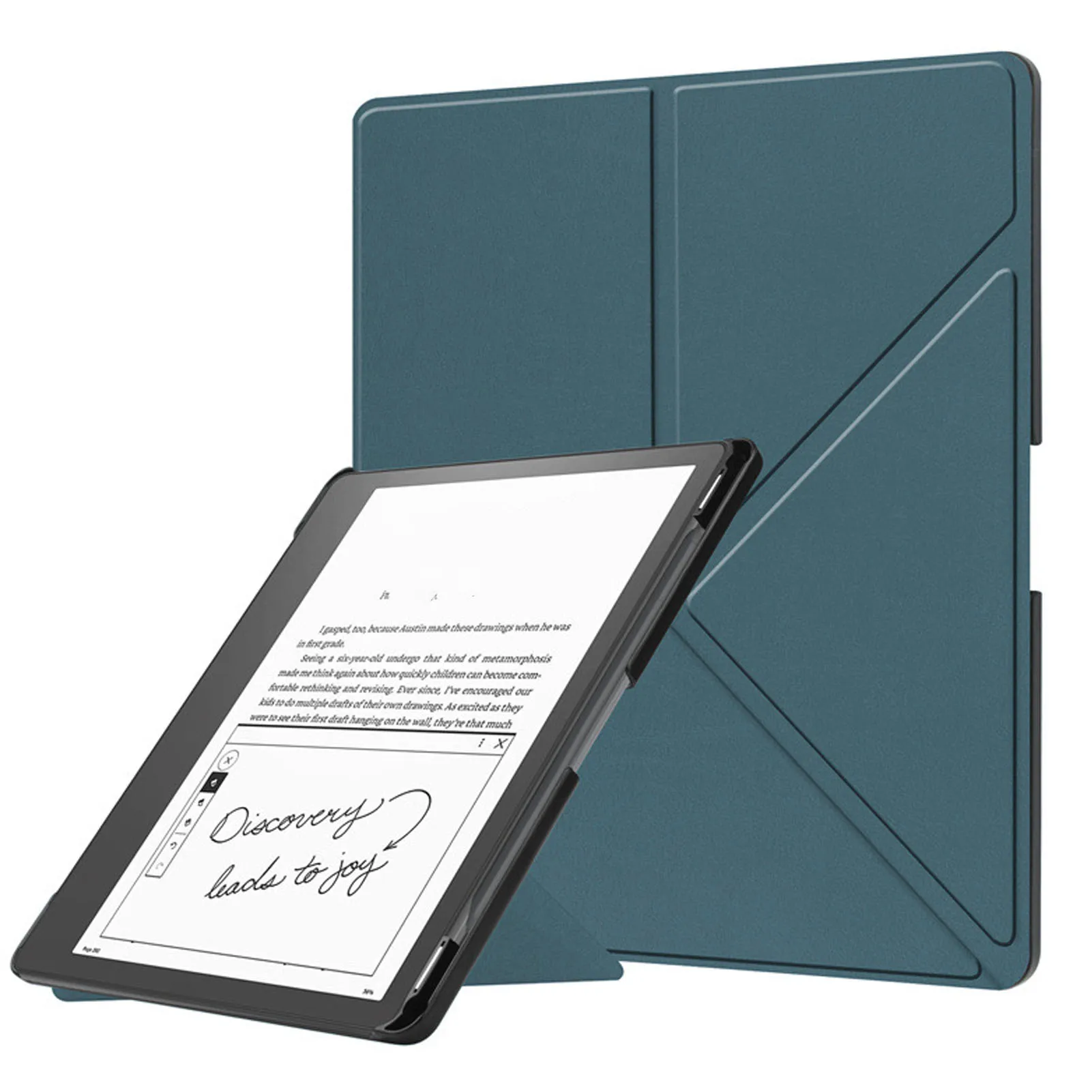 Capa adequada para kindle scribe 2022 2024, dobrável, 10.2 espaços, leitor de livro eletrônico, capa com despertar automático e slot para caneta