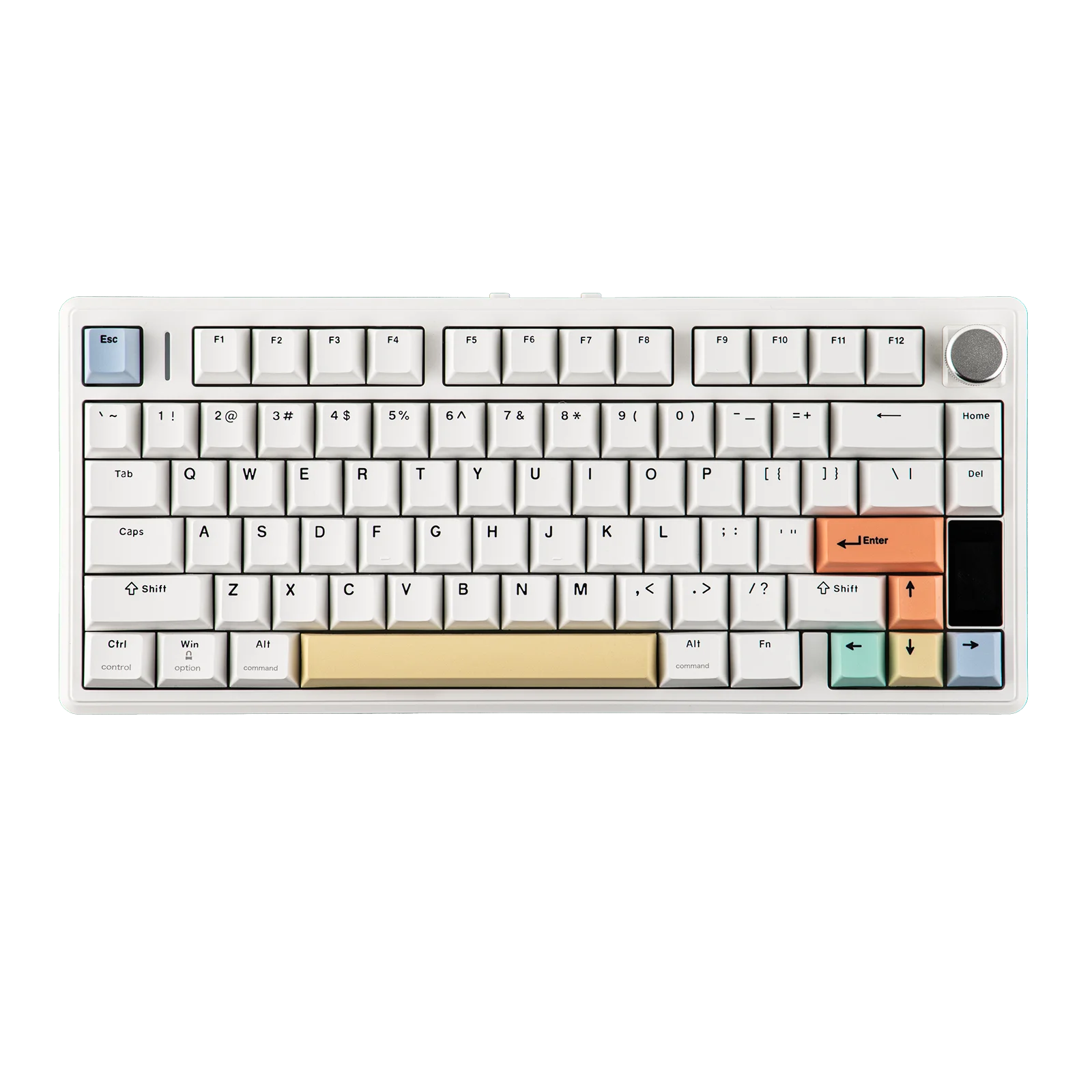 Teclado Mecânico Gamer EPOMAKER TH80 V2 PRO 75% ANSI US QWERTY com Layout Hot-Swap, Gasket, Tri-mode Sem Fio e Retroiluminação RGB Teclado Mecânico Gamer EPOMAKER TH80 V2 PRO 75% ANSI US QWERTY com Layout Hot-Swap, Gasket, Tri-mode Sem Fio e Retroiluminação RGB