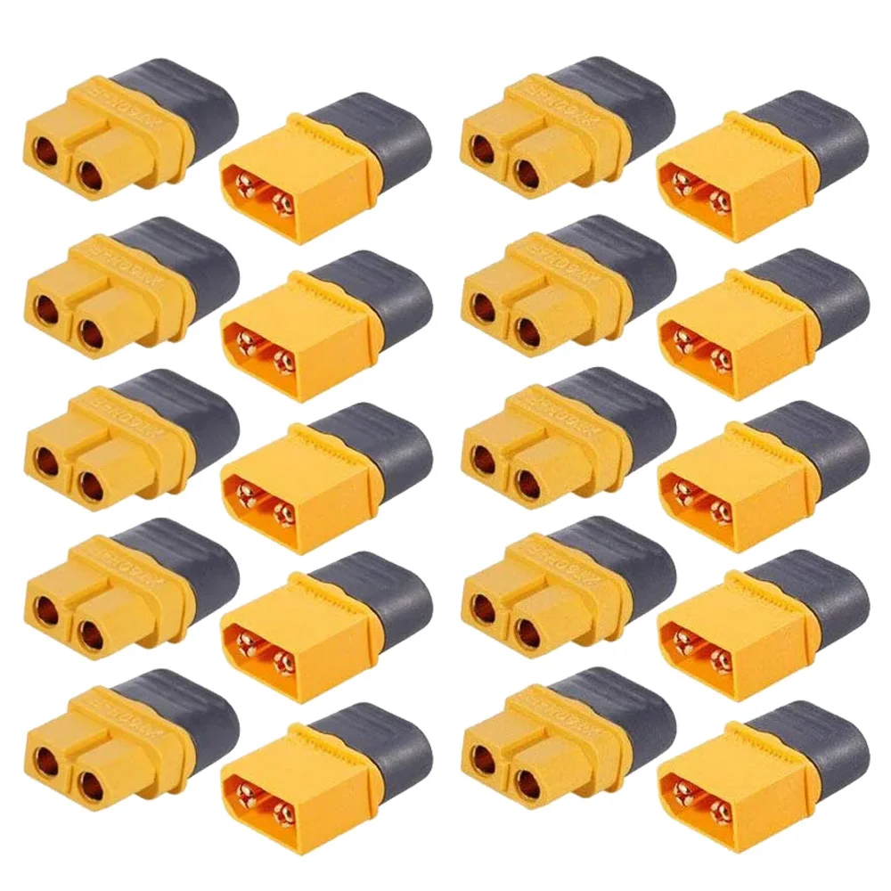 Amass xt60 fêmea bala conectores plugues para rc lipo bateria rc drone avião acessórios atacado xt60 conectores plugues