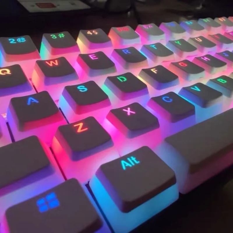 Profilo oem pbt keycaps 108 teclas pudim keycap para cereja mx switch teclado mecânico rgb gamer retroiluminado tampas de chave personalizado diy