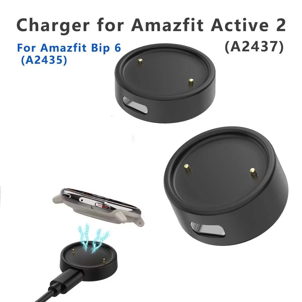 Carregador para Amazfit Active 2 (A2437) Carregador de substituição para smartwatch