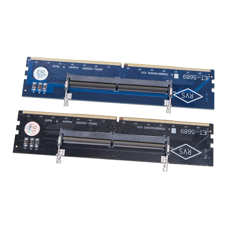Adaptador de memória DDR5 Laptop para Desktop, DDR5 SO-DIMM para Desktop, Conector de memória RAM, Conversor, Adaptador para PC