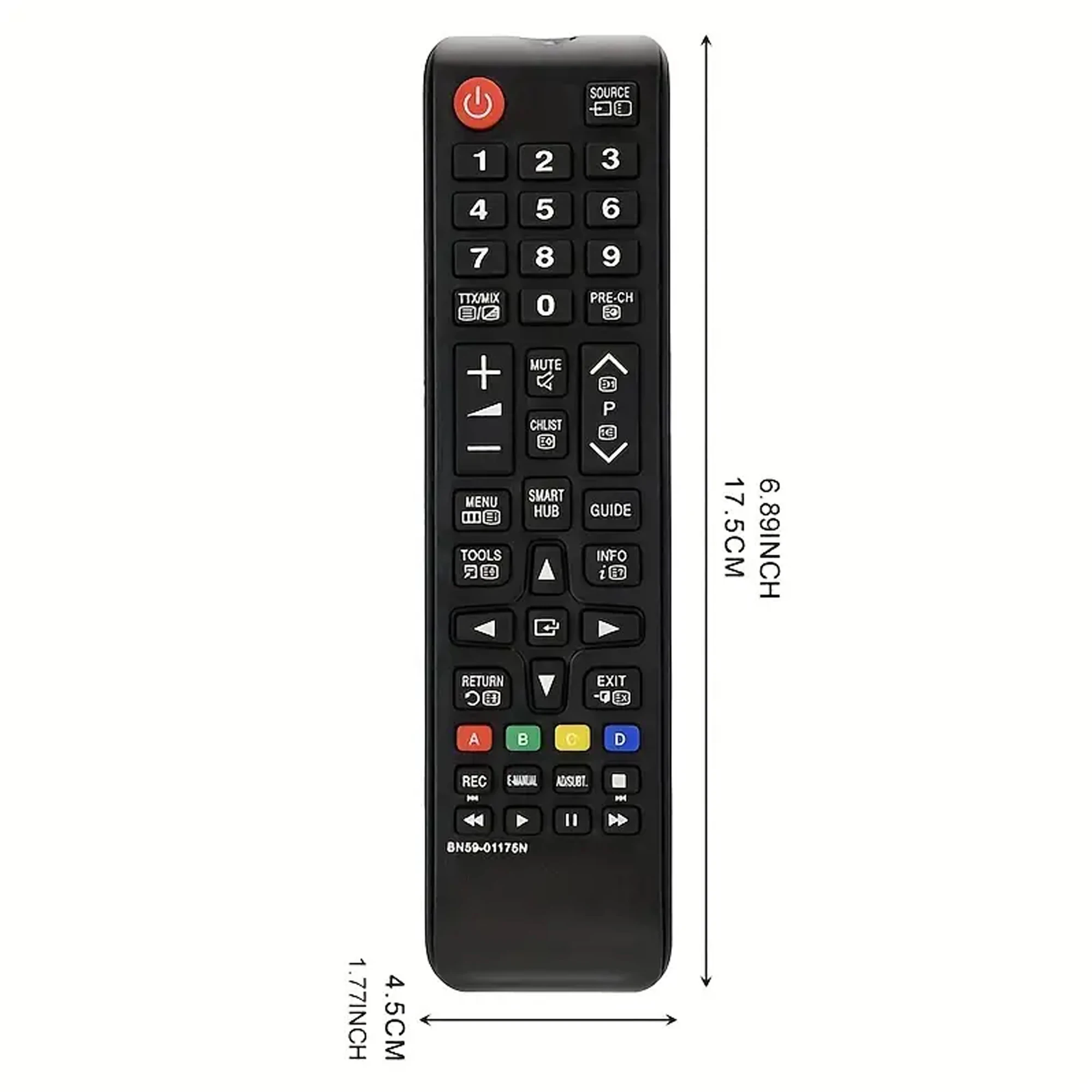 BN59-01175N Substituição de controle remoto universal compatível com Samsung Series Todos os modelos de TV para LCD LED HDTV 3D 4K Smart TV BN59-01175N Substituição de controle remoto universal compatível com Samsung Series Todos os modelos de TV para LCD LED HDTV 3D 4K Smart TV