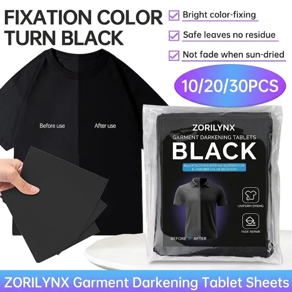 10/20/30 Unidades de Folhas Restauradoras de Cor Pretas para Roupas, Pastilhas para Máquina de Lavar, para Calças e Roupas, Papel Restaurador de Cores 10/20/30 Unidades de Folhas Restauradoras de Cor Pretas para Roupas, Pastilhas para Máquina de Lavar, para Calças e Roupas, Papel Restaurador de Cores