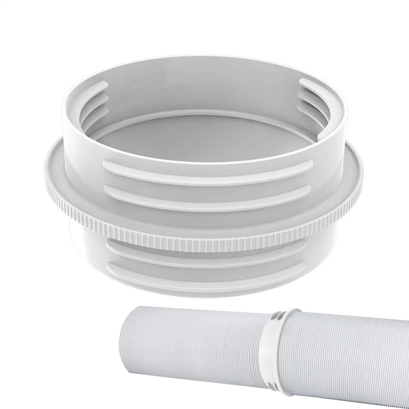 Adaptador de Mangueira para Ar Condicionado Portátil, Conector Universal de Drenagem e Exaustão para Ar Condicionado Split com Tela de Proteção