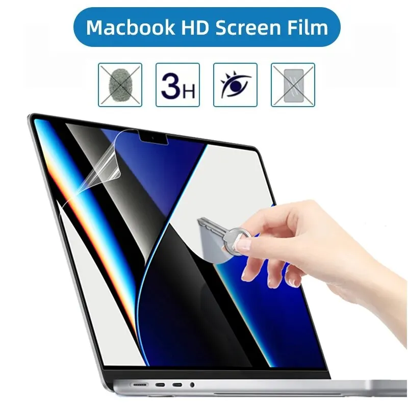 Protetor de tela para macbook hd filme macio para ar 13 Polegada m1 m2 pro 11 13 14 15 16 Polegada filme macio transparente para laptop Protetor de tela para macbook hd filme macio para ar 13 Polegada m1 m2 pro 11 13 14 15 16 Polegada filme macio transparente para laptop