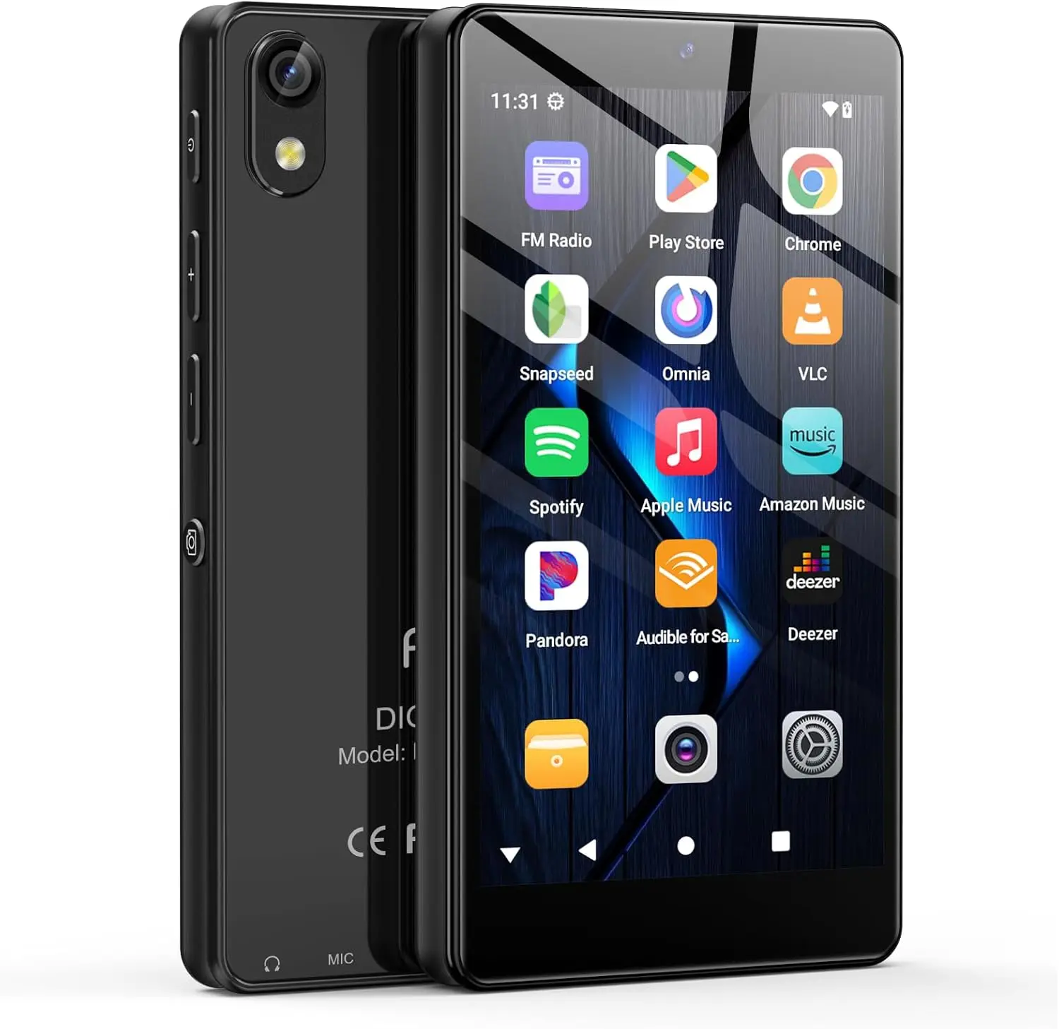 MP3 Player de 32GB/96GB com Bluetooth e Câmera, Android 13 com Tela Sensível ao Toque de 4 Polegadas e Alto-falante, 4GB de RAM e 32GB de ROM com Spotify MP3 Player de 32GB/96GB com Bluetooth e Câmera, Android 13 com Tela Sensível ao Toque de 4 Polegadas e Alto-falante, 4GB de RAM e 32GB de ROM com Spotify