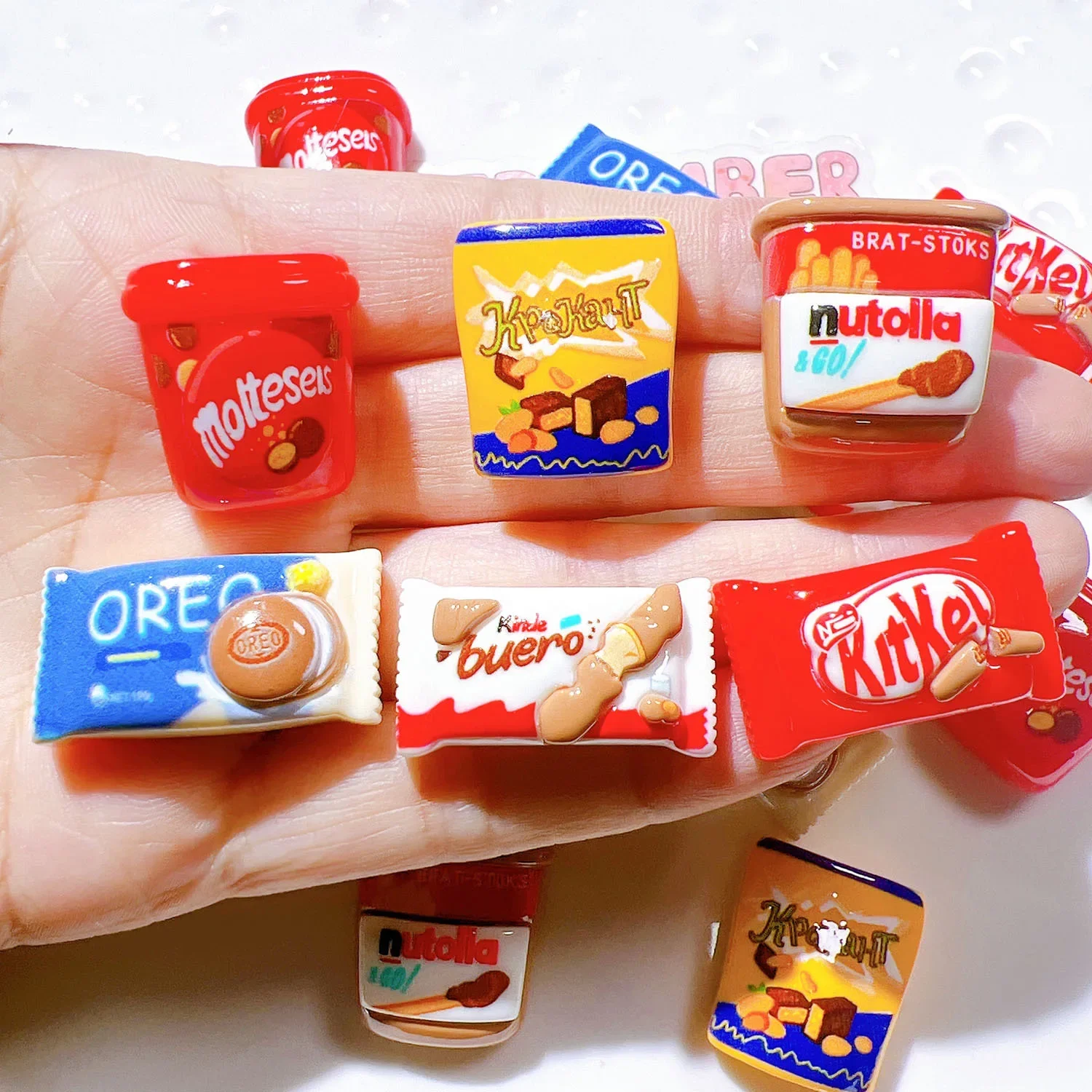 6 pçs dos desenhos animados lanches ímãs de geladeira, ímãs de geladeira bonitos adesivos de quadro branco, ímãs decorativos de geladeira