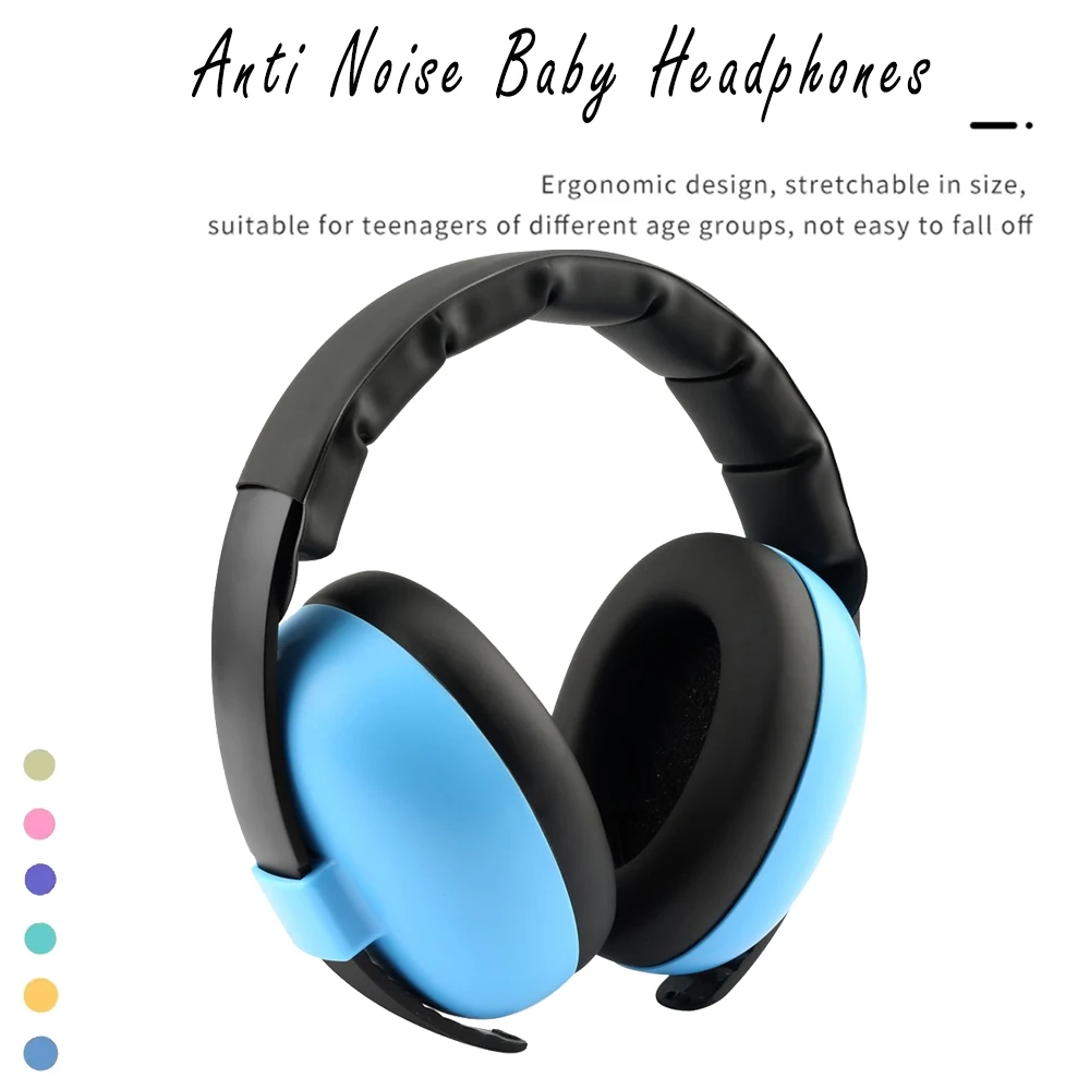 Fones de ouvido anti-ruído para bebês, proteção auditiva 2 em 1, design conversível, 0 pressão, leve, ajustável Fones de ouvido anti-ruído para bebês, proteção auditiva 2 em 1, design conversível, 0 pressão, leve, ajustável