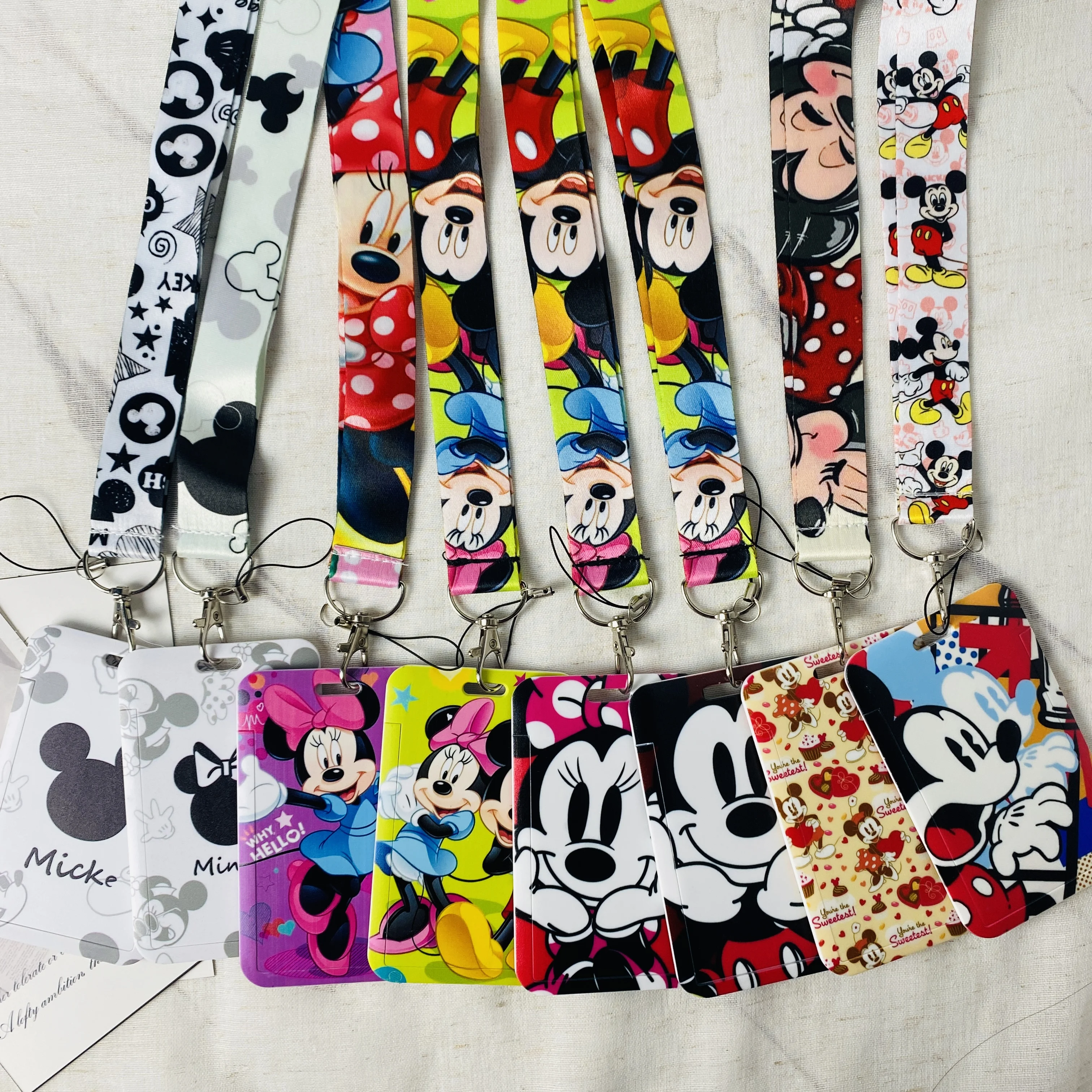 Cordão de Anime para Chaves, Porta-Crachá, Porta-Cartão de Identificação, Corda para Pendurar, Acessórios para Celular