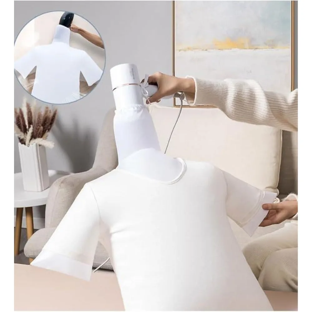 Bolsa de secagem de roupas portátil, secador de cabelo, acessório de lavanderia para armazenamento doméstico, viagem de secagem rápida para roupas, camisetas, calças (branco)