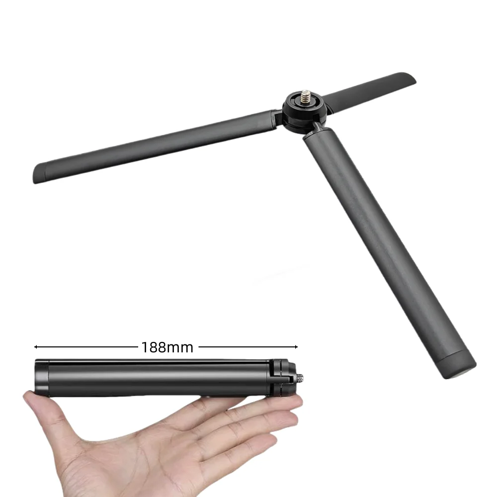 Liga de alumínio metal mini tripé suporte para dji zhiyun feiyu cardan lidar com estabilizador dslr câmera monopé mesa portátil Liga de alumínio metal mini tripé suporte para dji zhiyun feiyu cardan lidar com estabilizador dslr câmera monopé mesa portátil