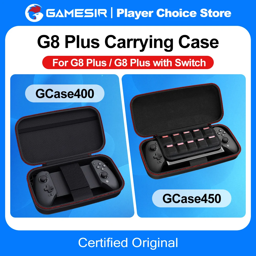 Estojo de Transporte GameSir G8 Plus para Controladores MFi G8 Galileo X5 Lite X5s G8+ e Gamepads Móveis X3 PRO X2s Type-C X4 Aileron Estojo de Transporte GameSir G8 Plus para Controladores MFi G8 Galileo X5 Lite X5s G8+ e Gamepads Móveis X3 PRO X2s Type-C X4 Aileron