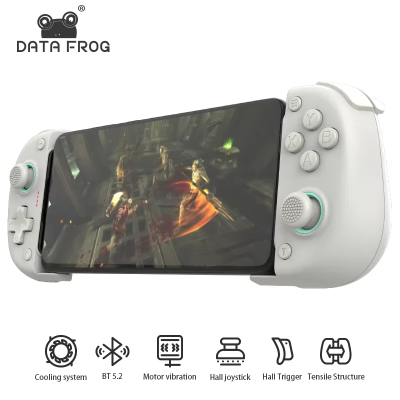 Controlador sem fio DATA FROG X3 para controlador de jogo Android para Samsung Galaxy para PUBG Mobile para Switch/Switch OLED