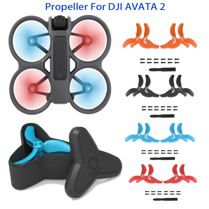 4pcs Avata 2 Hélices 3032S Lâmina Hélice Peças de reposição para DJI Avata 2 Acessórios para drones