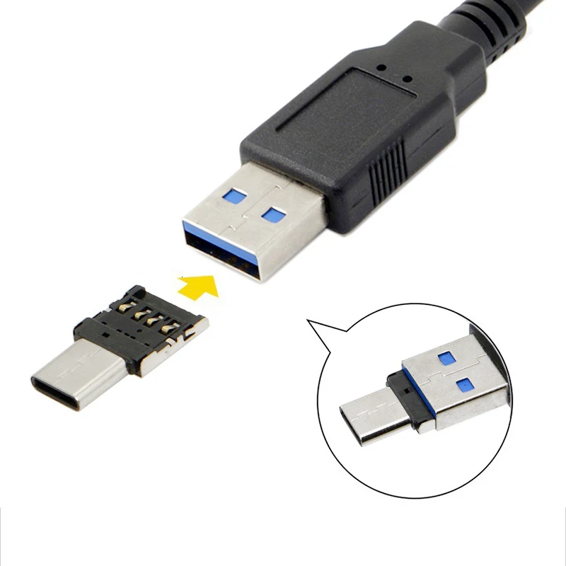 Conversor otg tipo c para usb, adaptador de micro usb para usb tipo c para xiaomi huawei samsung mouse e pendrive usb Conversor otg tipo c para usb, adaptador de micro usb para usb tipo c para xiaomi huawei samsung mouse e pendrive usb