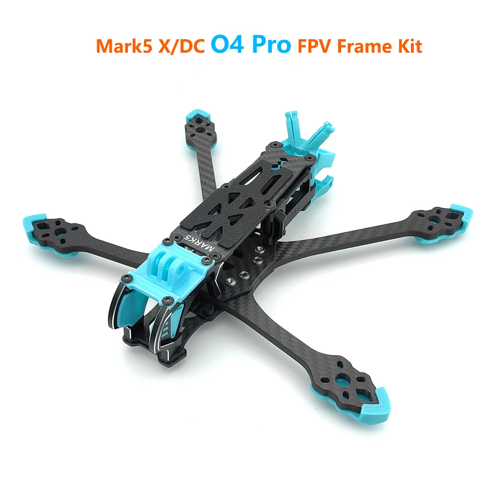 Kit de estrutura PhiSital Mark5 O4 Pro DC/X, modelo FPV de 5 polegadas, peças para drones de freestyle e corrida, para montagem DIY.