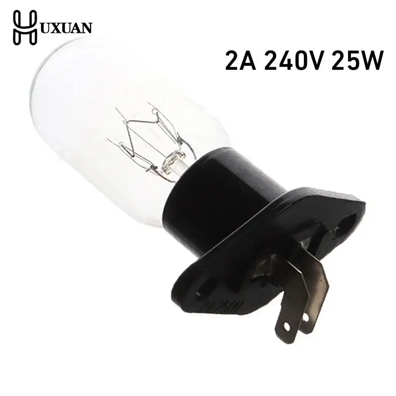 2A 240V 25W Forno Microondas Bulbo Frigorífico Iluminação Lâmpada Base Design Com Suporte Substituição Universal