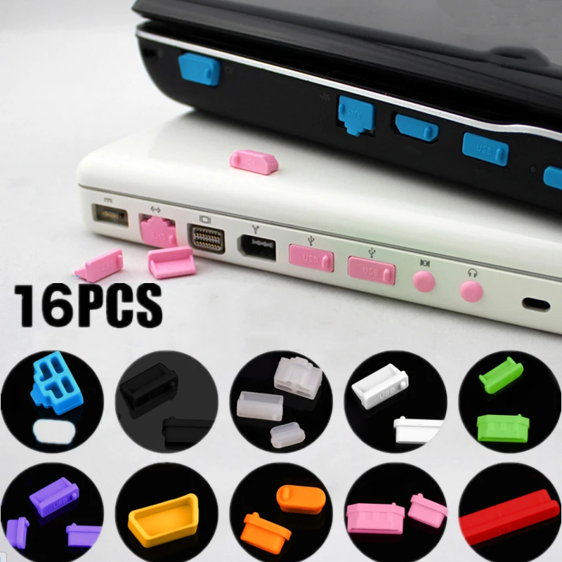 Plugue contra poeira para notebook, interface usb tipo c hdmi, capa protetora contra poeira, rolha para acessórios de laptop, conjunto de tampas antipoeira Plugue contra poeira para notebook, interface usb tipo c hdmi, capa protetora contra poeira, rolha para acessórios de laptop, conjunto de tampas antipoeira