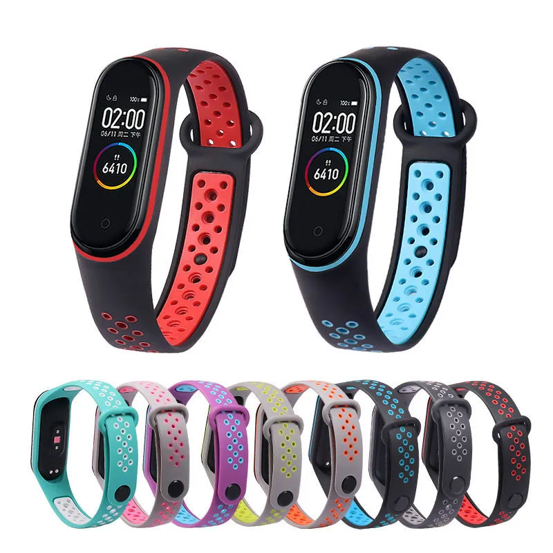 Pulseira respirável para xiaomi mi band 3 4 5 6 7 relógio inteligente de pulso m3 m4 pulseira para xiaomi miband 7 6 5 miband cinta substituição Pulseira respirável para xiaomi mi band 3 4 5 6 7 relógio inteligente de pulso m3 m4 pulseira para xiaomi miband 7 6 5 miband cinta substituição