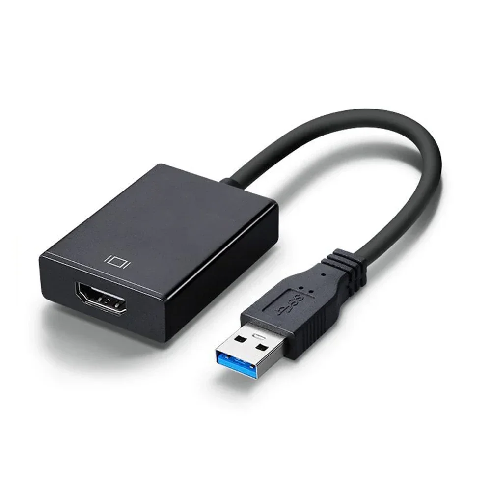 1080p usb 3.0 para hd-conversor compatível multi display adaptador gráfico para pc portátil projetor hd placa de vídeo externa