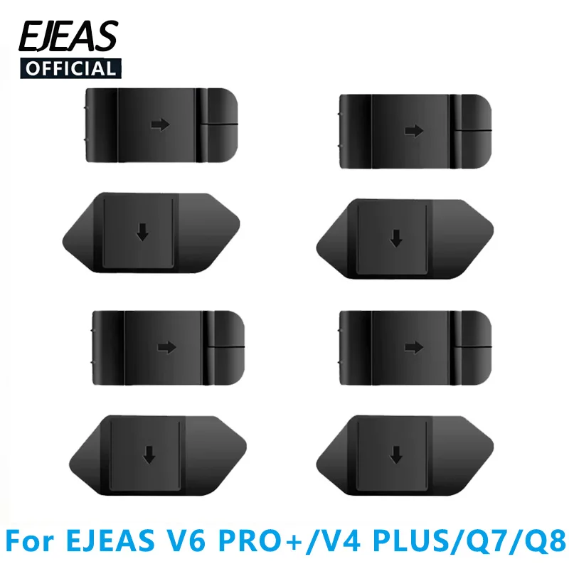 Para EJEAS V4 PLUS/V6 PRO+/Q7/V7/Q8: Clipe de Montagem para Fone de Ouvido de Capacete de Moto com Base de Fita Dupla Face