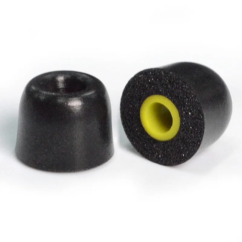 Kz pontas de espuma t400 tom de dente reduzido memória tampões de ouvido de algodão manga de esponja de memória em fones de ouvido tipo fones de ouvido para edx eds eda