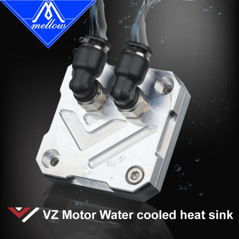 Placa de resfriamento de água suave de VzBoT Nema17: resfriamento de precisão para motores de impressora 3D