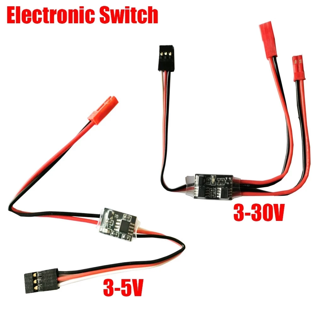 2-20a interruptor eletrônico de controle remoto de alta corrente 3-30v modelo aéreo proteção de plantas rc drone bomba de água controle de sinal pwm