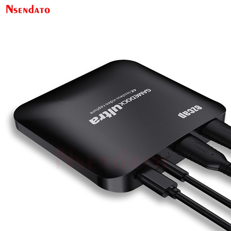 Placa de Captura de Vídeo Ezcap326C HDMI USB C 4k 30fps HDR HDMI para USB3.1 Tipo C para Gravação de Vídeo e Transmissão ao Vivo PS4 Placa de Captura de Vídeo Ezcap326C HDMI USB C 4k 30fps HDR HDMI para USB3.1 Tipo C para Gravação de Vídeo e Transmissão ao Vivo PS4