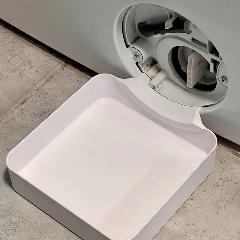 Bandeja de Drenagem para Máquina de Lavar Roupa, Caixa Coletora de Água à Prova de Vazamentos para Proteção do Chão da Lavadora de Tambor