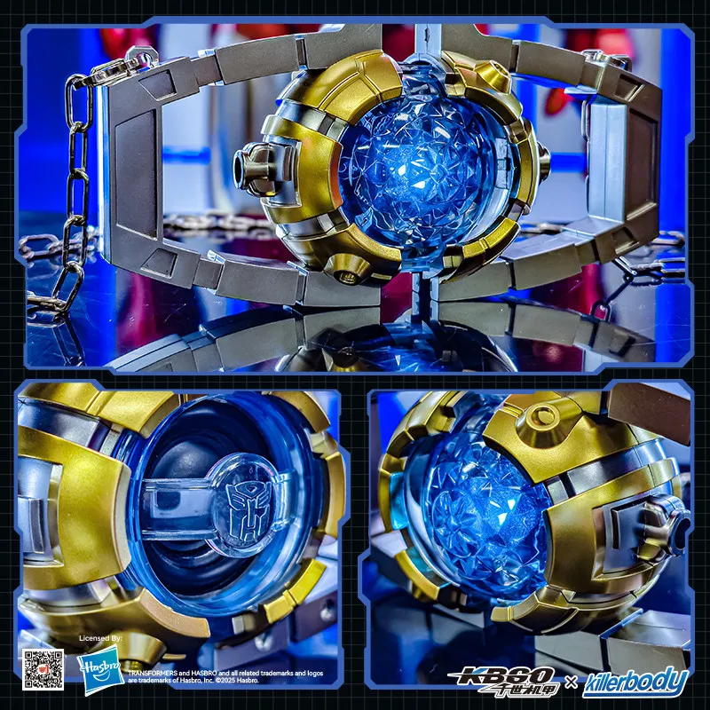 Transformers G1 Matrix Of Leadership Caixa de Som Bluetooth 1:1 Skyreach Pillar Helmet Original com Efeito Luminoso Figura de Anime Colecionável