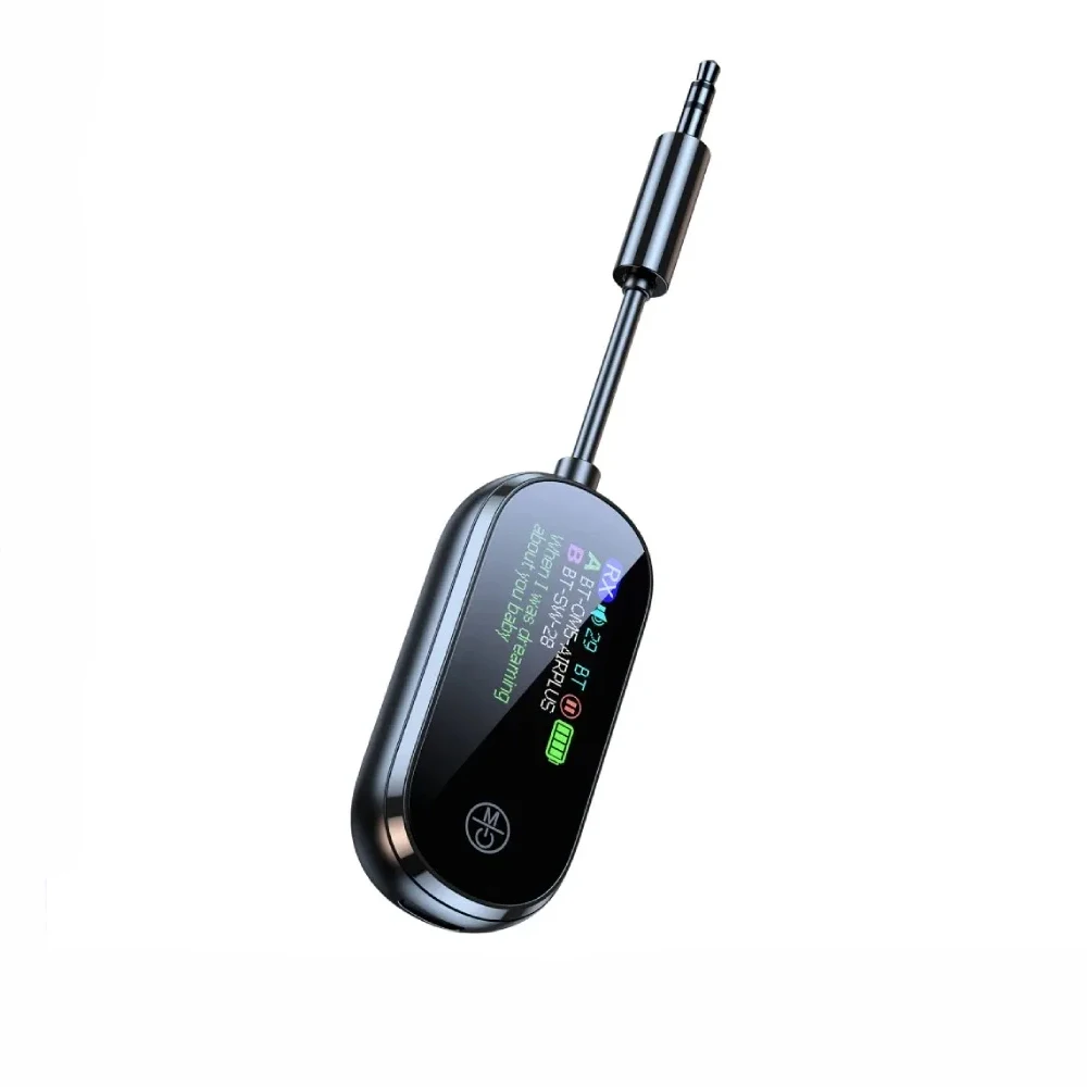 Transmissor e Receptor Bluetooth 5.4 de Baixa Latência com Conector AUX de 3.5mm, Adaptador de Áudio Sem Fio para TV, Avião, Carro, Caixa de Som, PC e Fones de Ouvido Transmissor e Receptor Bluetooth 5.4 de Baixa Latência com Conector AUX de 3.5mm, Adaptador de Áudio Sem Fio para TV, Avião, Carro, Caixa de Som, PC e Fones de Ouvido