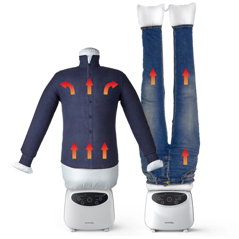 Máquina automática de ferro para roupas, aquecedor de ar seco, mini dobrável, portátil, secador de roupas elétrico