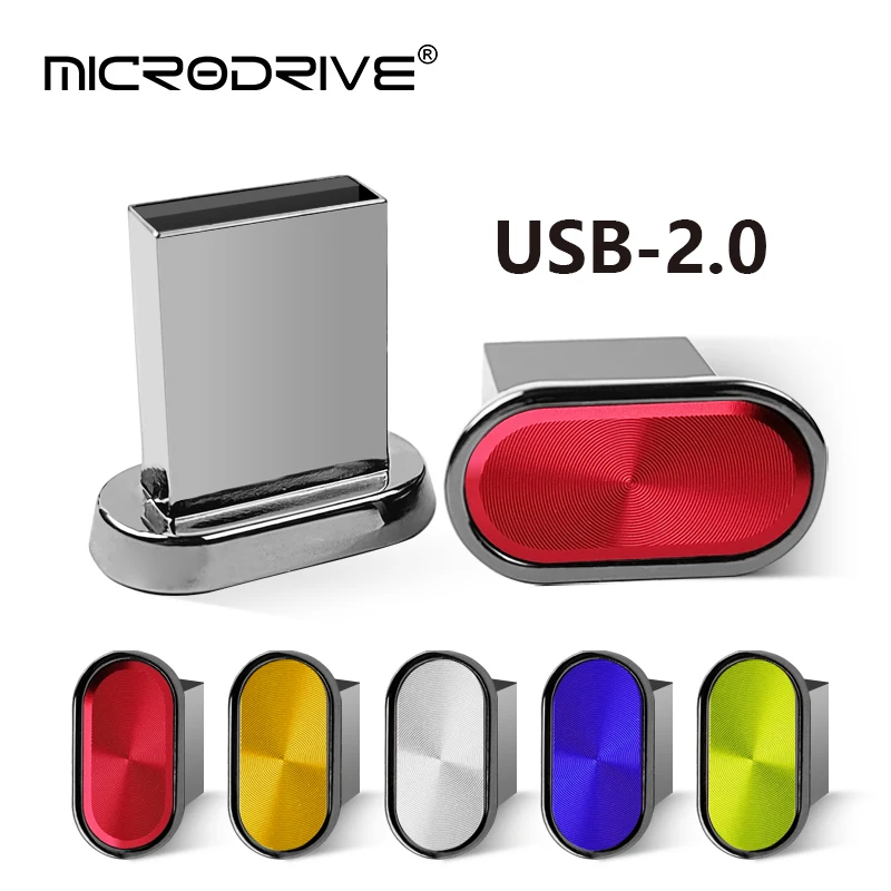 Super Mini USB Flash Drive Impermeável, Memory Stick, Thumbdrive, Pendrive, Capacidade Real, 64GB, 32GB, 16GB, 8GB, 4GB