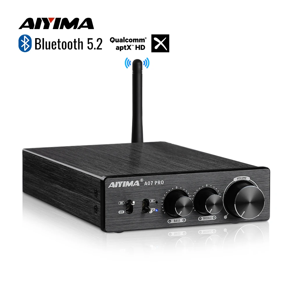 Aiyima tpa3255 a07 pro a07 amplificador de potência bluetooth amplificador de áudio 2.0 alto-falante estéreo amplificadores de a Aiyima tpa3255 a07 pro a07 amplificador de potência bluetooth amplificador de áudio 2.0 alto-falante estéreo amplificadores de a