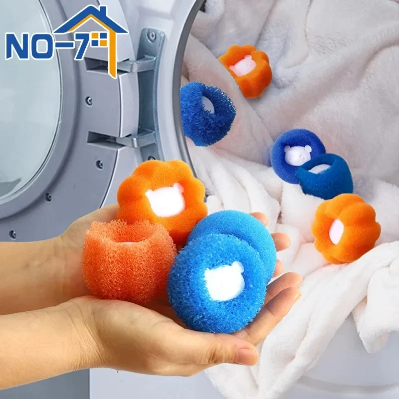 Bolas de lavanderia coletor de pêlos de animais de estimação para máquina de lavar roupa reutilizável coletor de fiapos remove fiapos de roupas acessórios para gatos de estimação