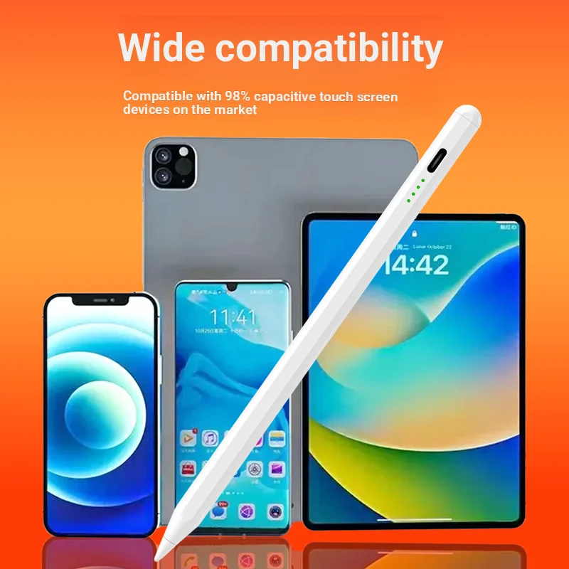 Caneta Stylus Universal P+7 para Android e iOS, Caneta Touch para Tela Capacitiva, Compatível com iPad, Apple Pencil, Huawei, Xiaomi, Samsung e Tablets.