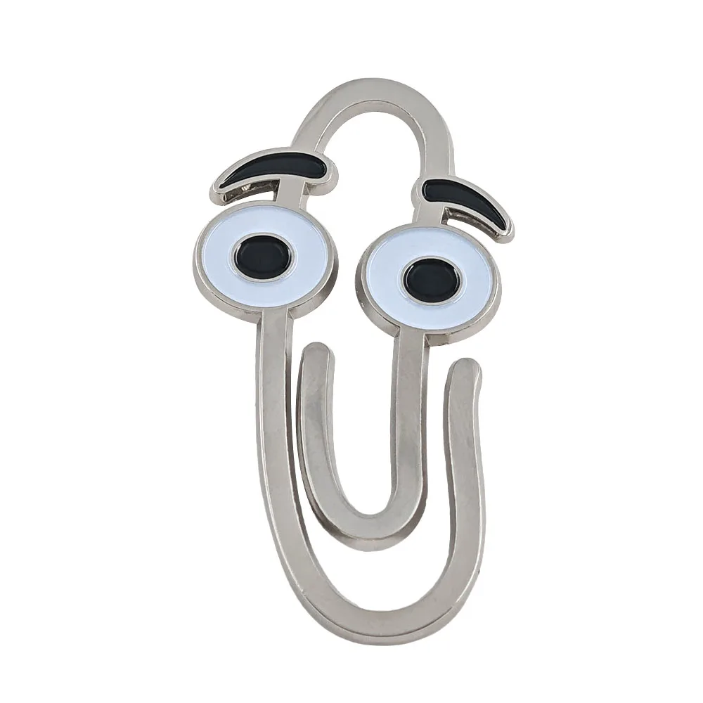 Ímã de Geladeira Retrô Clippy: Broche Clássico de Clipe de Papel Microsoft Office, Divertido para Nerds e Profissionais de TI, Joia de Computador, Presente