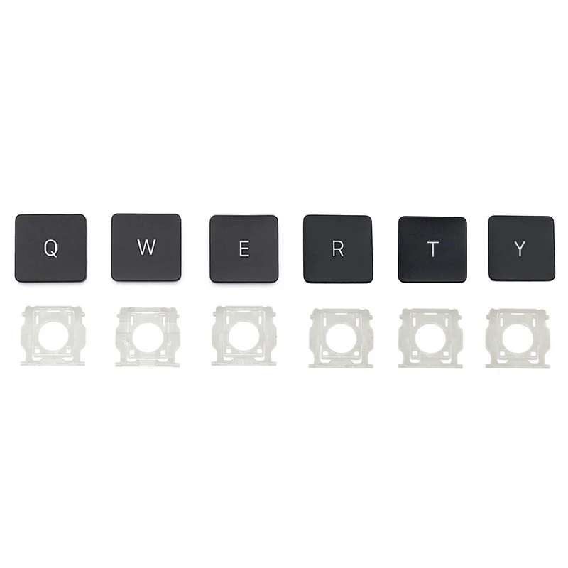 Tampa de chave individual de substituição preta eua reino unido com dobradiça para macbook pro/air a2141 a2251 a2289 a2179 a2337 a2338 a2442 a2485 a3113